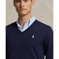 Polo Performance Ralph Lauren gegen Neck -Strick - Französische Marine