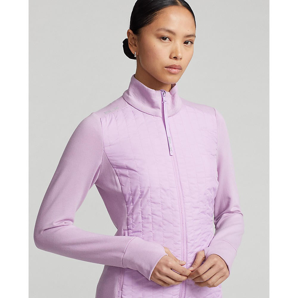 Rlx Ralph Lauren Frauen coole Wolle Full Reißverschluss - leichtes Mauve