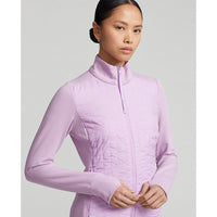 Rlx Ralph Lauren Frauen coole Wolle Full Reißverschluss - leichtes Mauve
