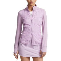 Rlx Ralph Lauren Frauen coole Wolle Full Reißverschluss - leichtes Mauve