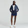 RLX Ralph Lauren Frauenhybrid -Overlay -Hood -Jacke - französische Marine/Diamantdruck