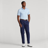 Rlx Ralph Lauren solide Luftstrom -Performance -Golfhemd - Elite Blau