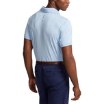 Rlx Ralph Lauren solide Luftstrom -Performance -Golfhemd - Elite Blau