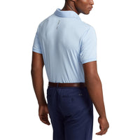 Rlx Ralph Lauren solide Luftstrom -Performance -Golfhemd - Elite Blau
