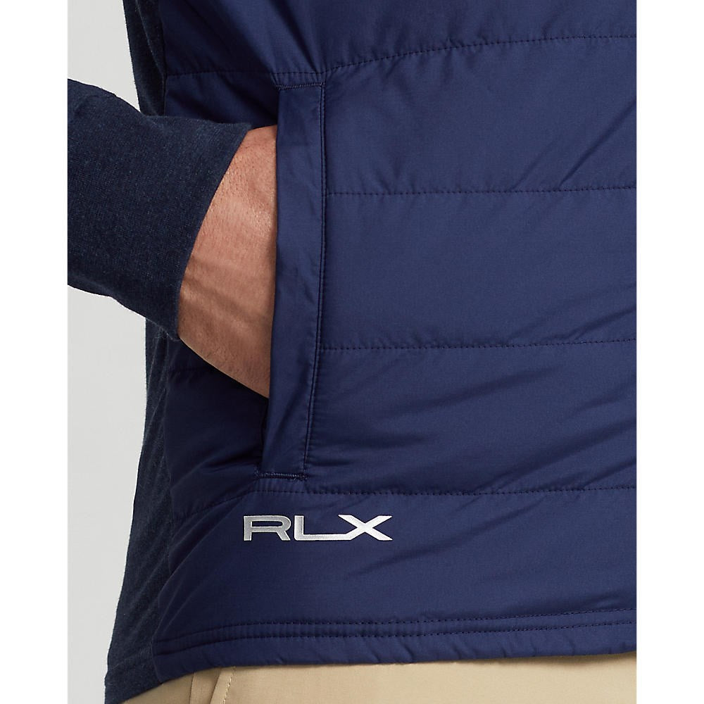 Rlx Ralph Lauren Full Reißverschluss Fine Gauge Terry Jacke - mittelalterliche blaue Heather