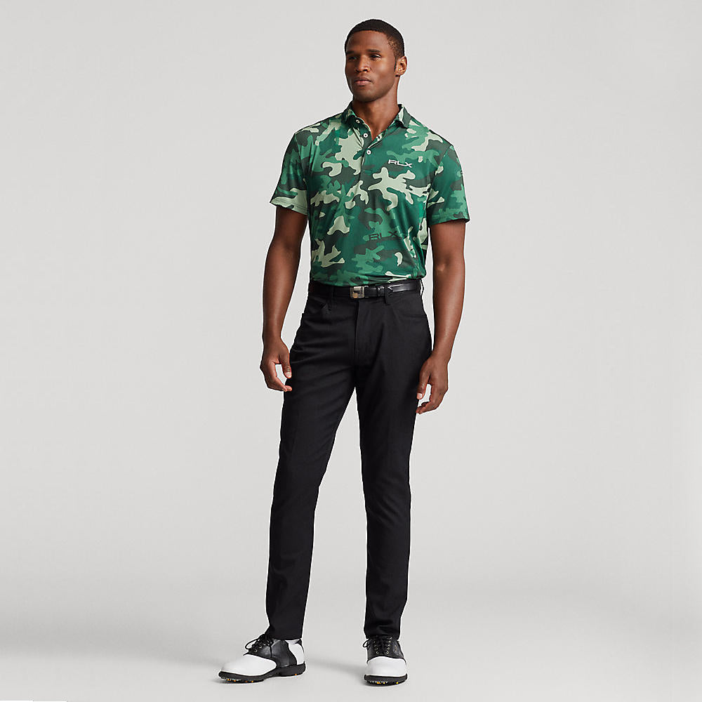 RLX Ralph Lauren bedrucktes leichter Luftstrom -Golfhemd - Hunt Club Green Camo