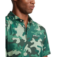 RLX Ralph Lauren bedrucktes leichter Luftstrom -Golfhemd - Hunt Club Green Camo
