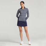 RLX Ralph Lauren Frauen UV -Trikot 1/4 Zip Pullover - Highlands Blumen