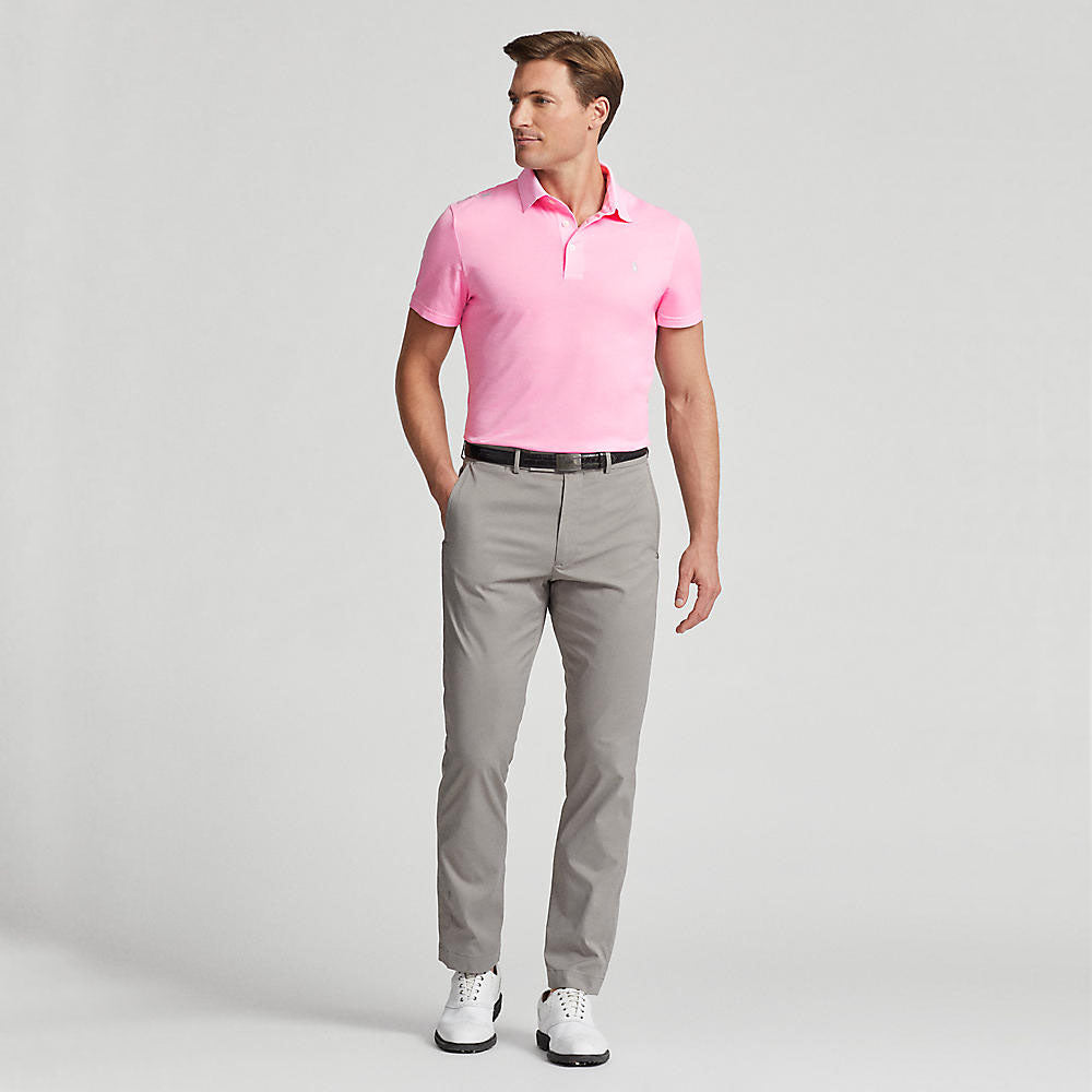 RLX Polo Performance Ralph Lauren Tour Pique Golfhemd - Pink Flamingo