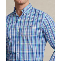Polo Ralph Lauren Button Down Sportshirt - Blau/Pink Multi