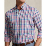 Polo Ralph Lauren Classic Fit Plaid Stretch Twill Golfhemd - Pink/ Blue Multi
