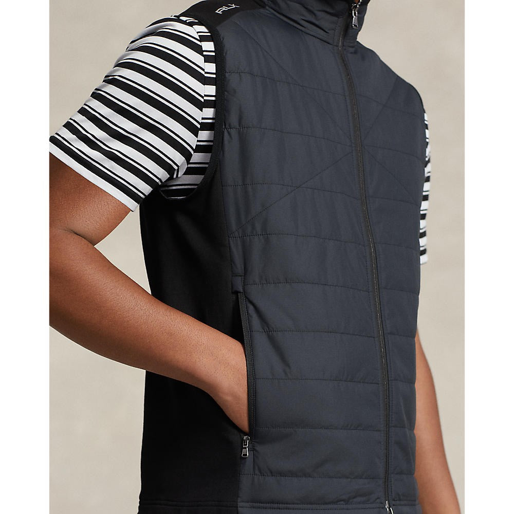 Rlx Ralph Lauren Cool Wolle isoliert Golfweste - Polo Schwarz