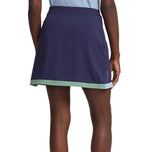 RLX Ralph Lauren Frauen Faux Wrack Stretch Jersey Golf Skort 15 " - Französische Marine/Müdigkeit/Schiff Blau