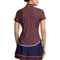 RLX Ralph Lauren Frauen gedruckter Luftstrom -Golf Polo -Hemd - Universität Blumen