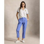 RLX Ralph Lauren 女式 5 口袋弹力斜纹布高尔夫裤 - 蓝雾色