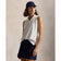 RLX Ralph Lauren 女式巡回演出无袖高尔夫 Polo 衫 - 陶瓷白