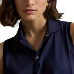 RLX Ralph Lauren Tour Performance ärmelloses Golf-Poloshirt für Damen – raffiniertes Marineblau