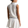 RLX Ralph Lauren Women's Sleeveless Tour Pique Golf Polo Shirt - Ceramic White/Blue Mist