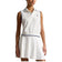 RLX Ralph Lauren Women's Sleeveless Tour Pique Golf Polo Shirt - Ceramic White/Blue Mist