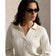RLX Ralph Lauren Women's Cable Knit Pullover  - White Splash Multi