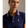 RLX Ralph Lauren 女式 Tour Pique 高尔夫 Polo 衫 - 精致海军蓝/陶瓷白/亮粉色