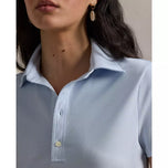RLX Ralph Lauren 女式 Tour Pique 高尔夫 Polo 衫 - 办公室蓝