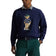 RLX Ralph Lauren Polo Bear 重量级毛圈高尔夫圆领毛衣 - 精致海军蓝