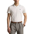 RLX Ralph Lauren Tipped Tailored Fit Performance Golf-Poloshirt – Keramikweiß