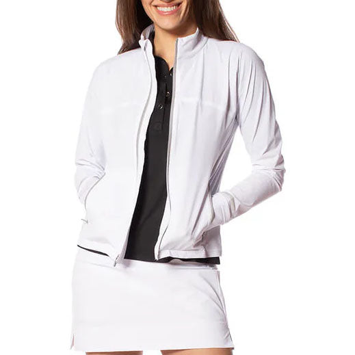 Golftini Frauen sind eine Sportler -Golfjacke - Weiß