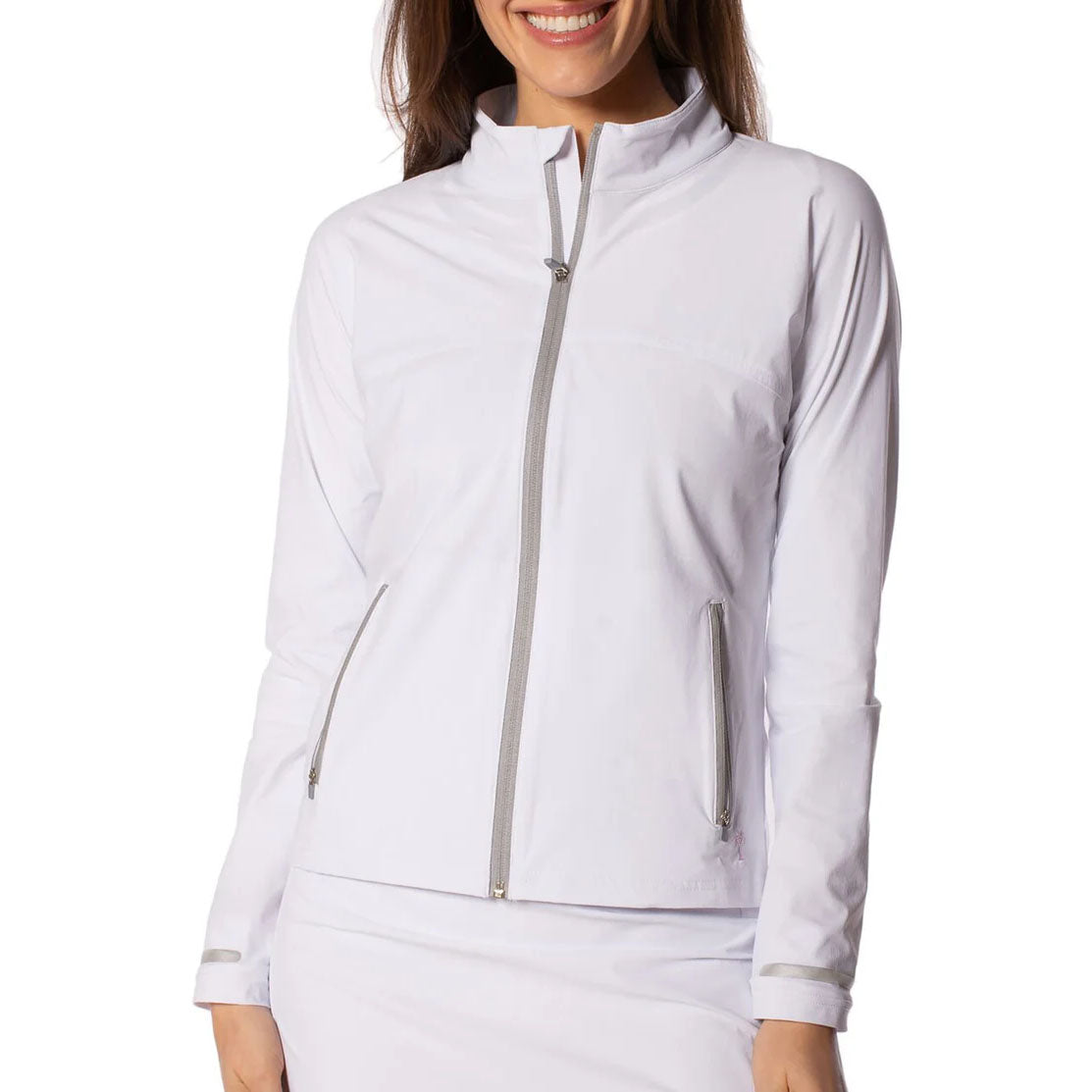Golftini Frauen sind eine Sportler -Golfjacke - Weiß