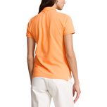 Polo Performance Ralph Lauren Frauen Baumwolle maßgeschneiderte Fit Polo -Hemd - Klassiker Pfirsich