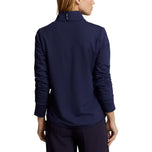 RLX Ralph Lauren Frauen coole Wolle Hybrid Performance Vollzipjacke - Französische Marine