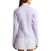 Rlx Ralph Lauren Frauen Trikots -Viertel Zip Golf Pullover - Blume Purpur/Weiß