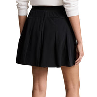 Rlx Ralph Lauren Frauen plissierte AIM SKORT 17 " - Schwarz