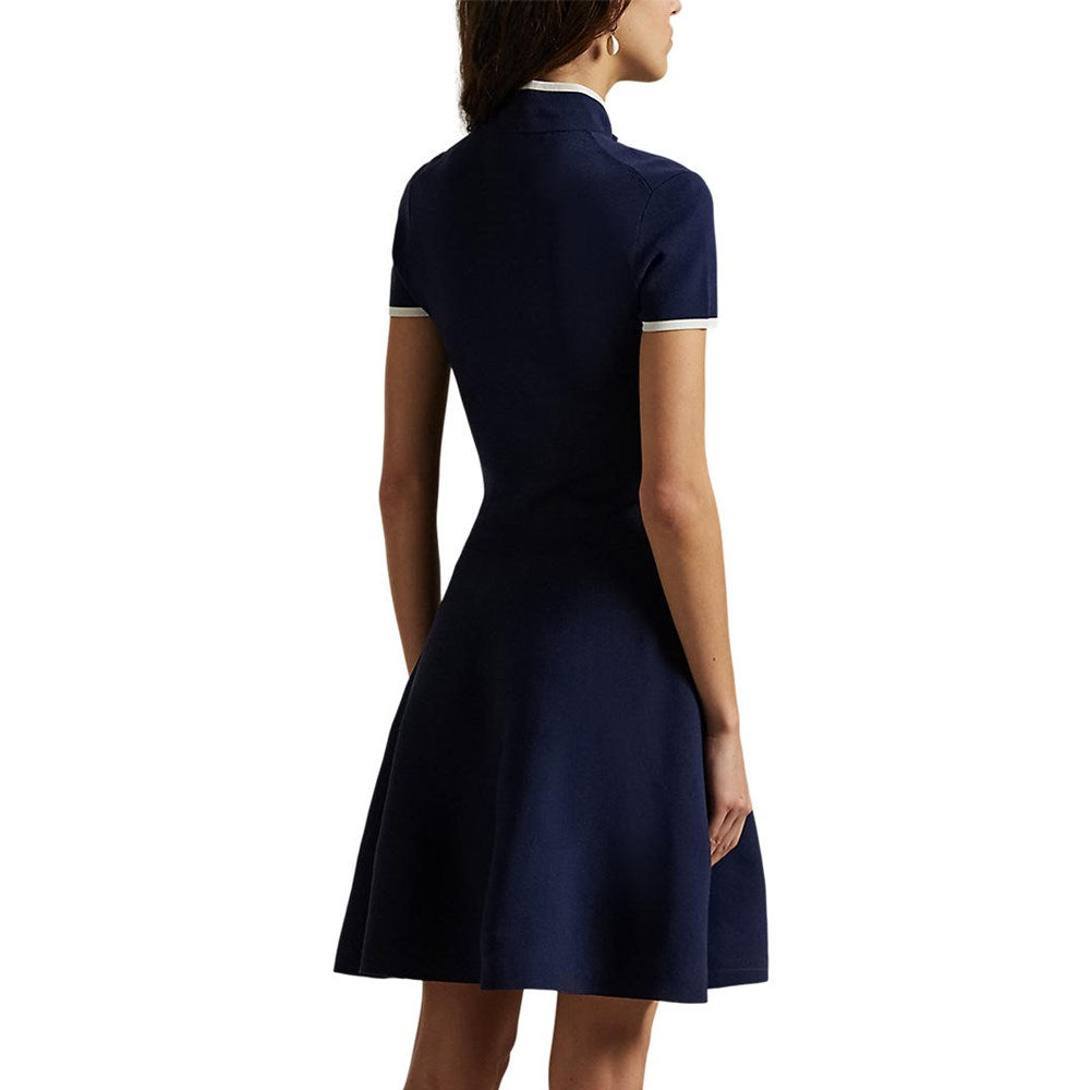 Rlx Ralph Lauren Viskose Pullover Kleid - Refined Marine