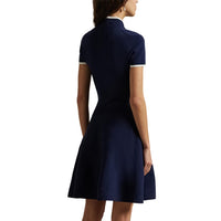 Rlx Ralph Lauren Viskose Pullover Kleid - Refined Marine