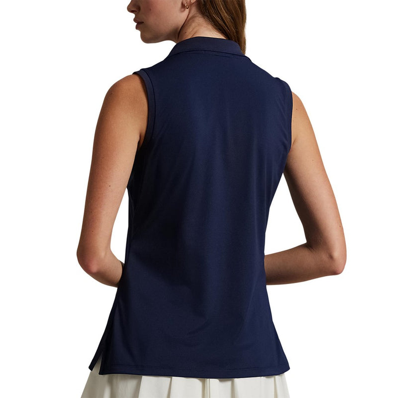 Rlx Ralph Lauren ärmellose Tour Performance Polo Shirt - Marine
