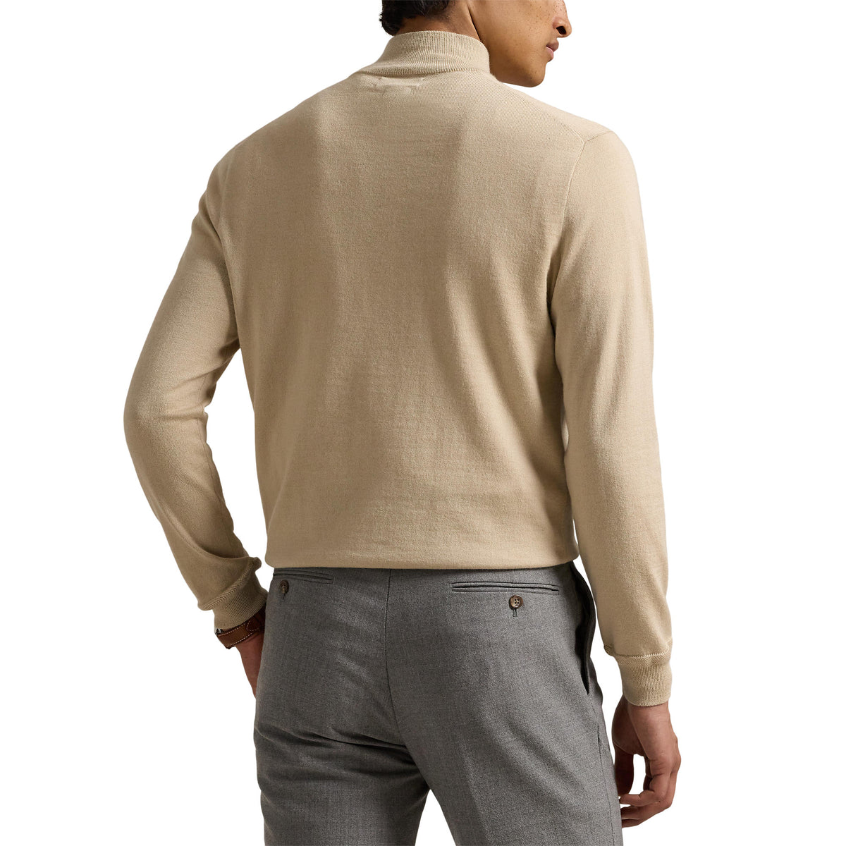 Polo Performance Ralph Lauren Performance 1/4 Reißverschluss Golfpullover - Basic Sand