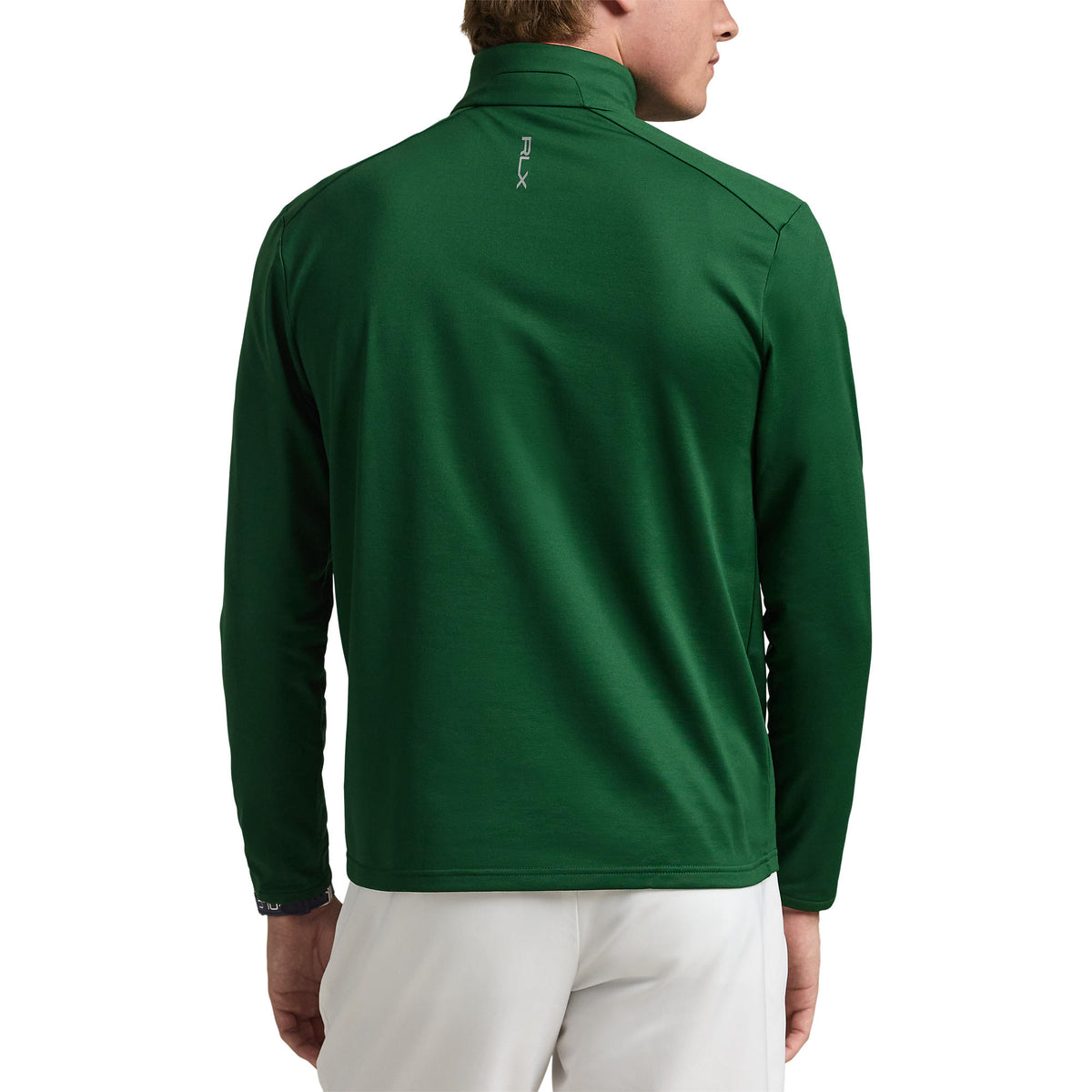 RLX Ralph Lauren Stretch Jersey Golf Pullover - New Forest