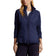 RLX Ralph Lauren Frauen coole Wolle Hybrid Performance Vollzipjacke - Französische Marine