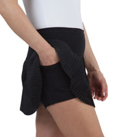Ibkul Frauen 13 "Solid Mesh Golf Skort - Schwarz