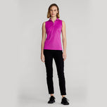 RLX Ralph Lauren Frauen Tour Performance ärmellose Golfhemd - leuchtend Pink