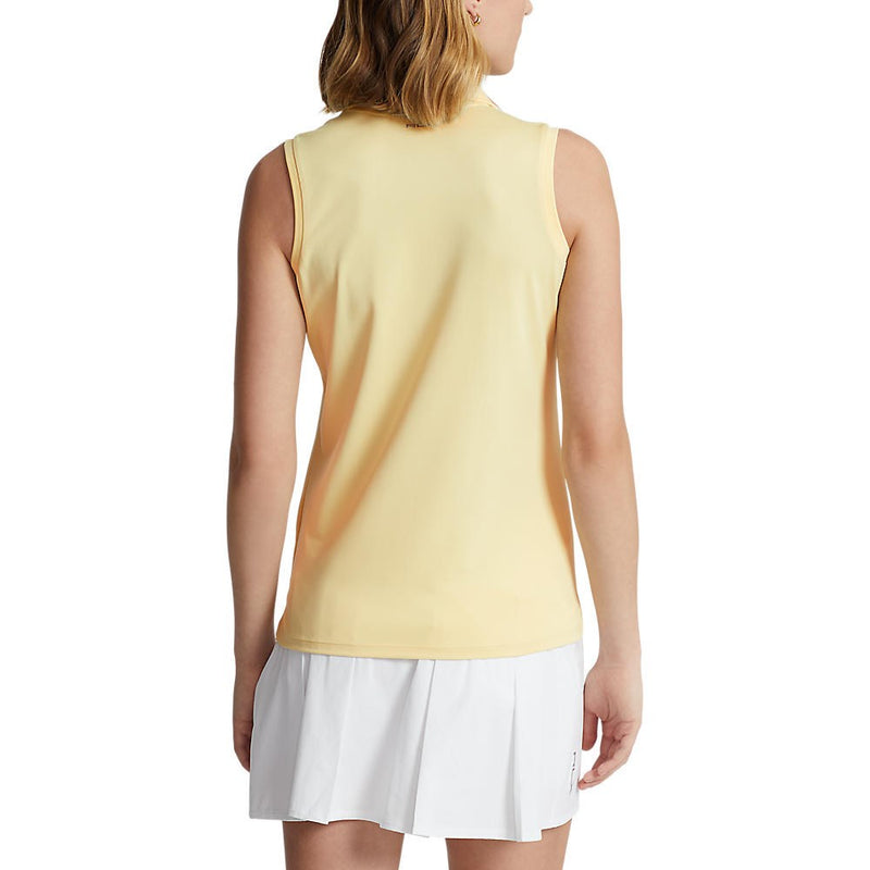 Rlx Ralph Lauren Frauen Tour Performance ärmellose Golfhemd - T -Bird Gelb