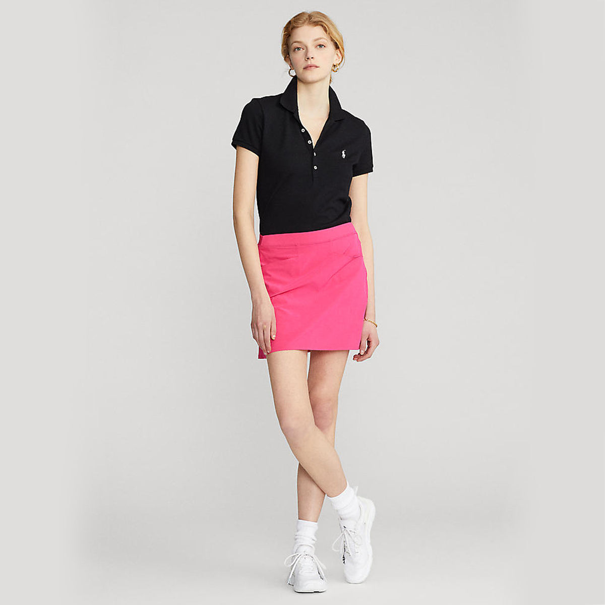 Rlx Ralph Lauren Frauen plissierte Aim Skort 17 " - Hellrosa