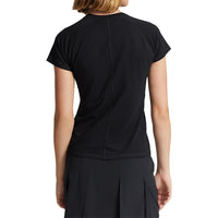 Rlx Ralph Lauren Damen -Stretch Crew Tee - Polo Schwarz