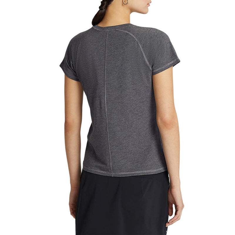 Rlx Ralph Lauren Damenstrecke Crew Tee - Barclay Heather