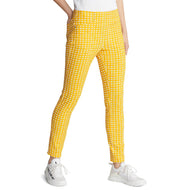 Rlx Ralph Lauren Damen Printed Eagle Hosen - Gelbe Fin Gingham