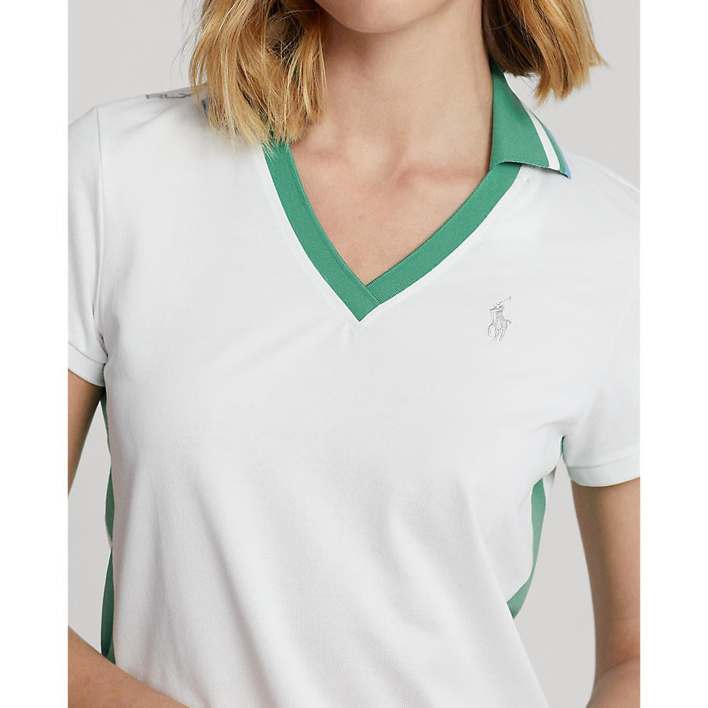 Rlx Ralph Lauren Women's Tour Pique - reines Weiß/Floß Grün