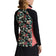 Rlx Ralph Lauren Frauen UV -Jersey 1/4 Zip Pullover - Insel Bambusblumen -Multi