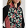 Rlx Ralph Lauren Frauen UV -Jersey 1/4 Zip Pullover - Insel Bambusblumen -Multi